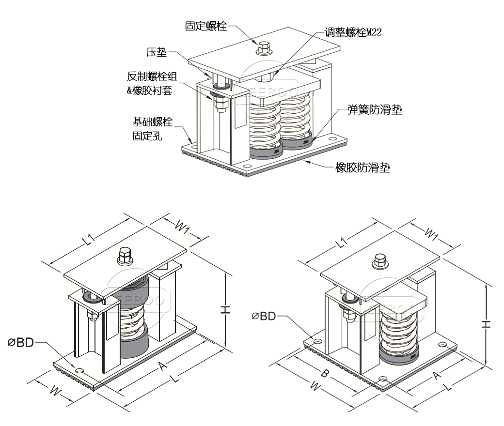 JA彈簧減震器